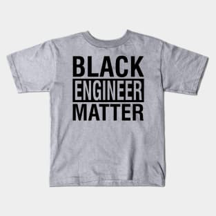 Black Engineer Matter Kids T-Shirt